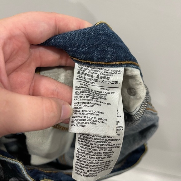 Levi’s 511 Slim Fit Jeans Distressed 34 x 34 Men’s - Picture 9 of 13